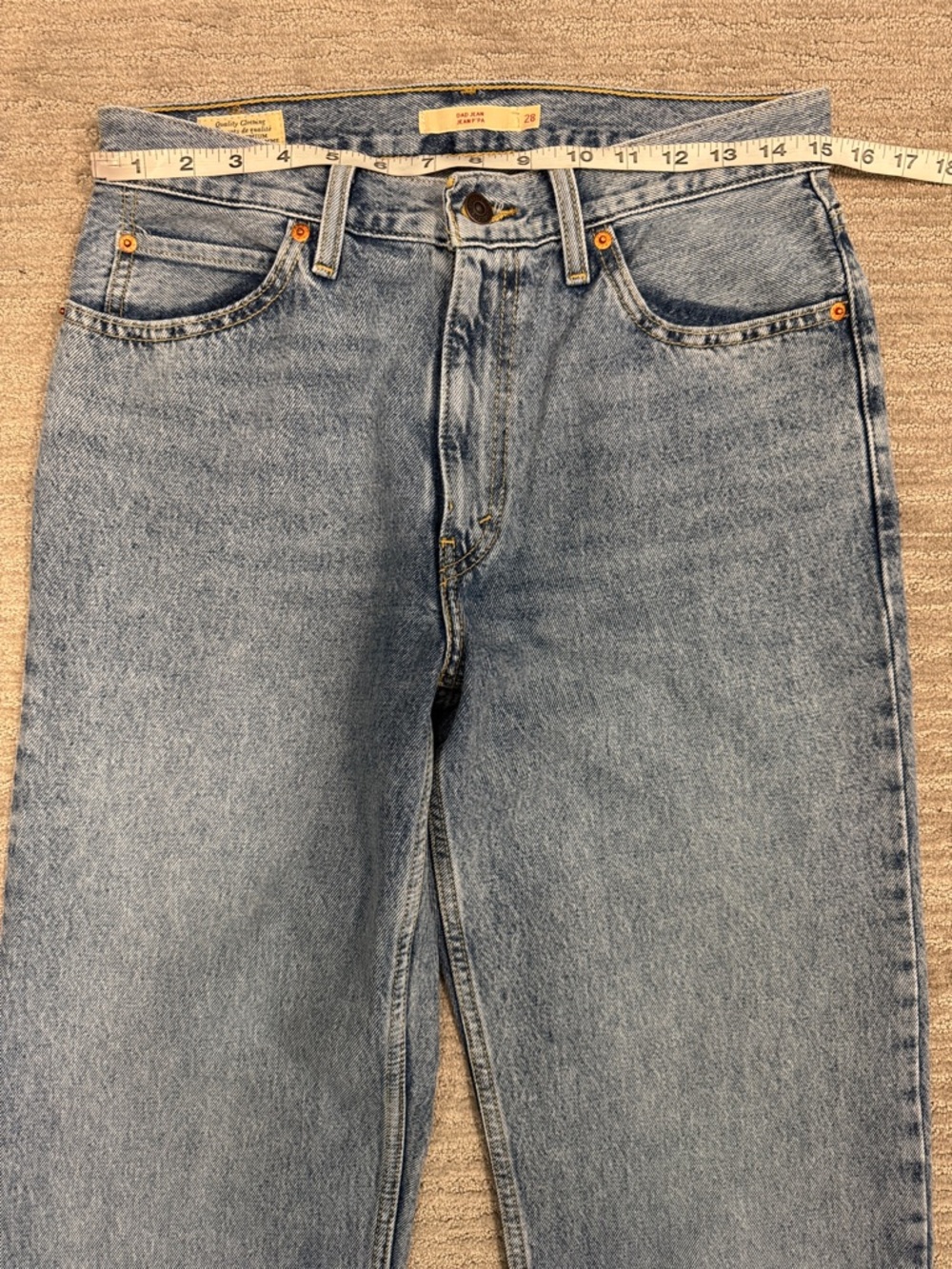 Levi’s Dad Jean 28x30 Light Wash - Picture 10 of 14